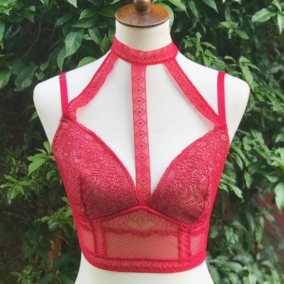 Victoria's Secret Other - NWT VS Red HOT! High Neck Mesh Bustier Victoria's Secret Other - NWT VS Red HOT! High Neck Mesh Bustier